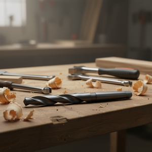 Foret hélicoïdal à tige conique Fervi 10 mm pour percer le métal, le bois et le plastique - Product Image 3