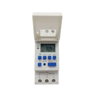 THC15 AC220V 230V 240V 16A Digital LCD Power Timer Programmable Time Switch Relay with listed relay