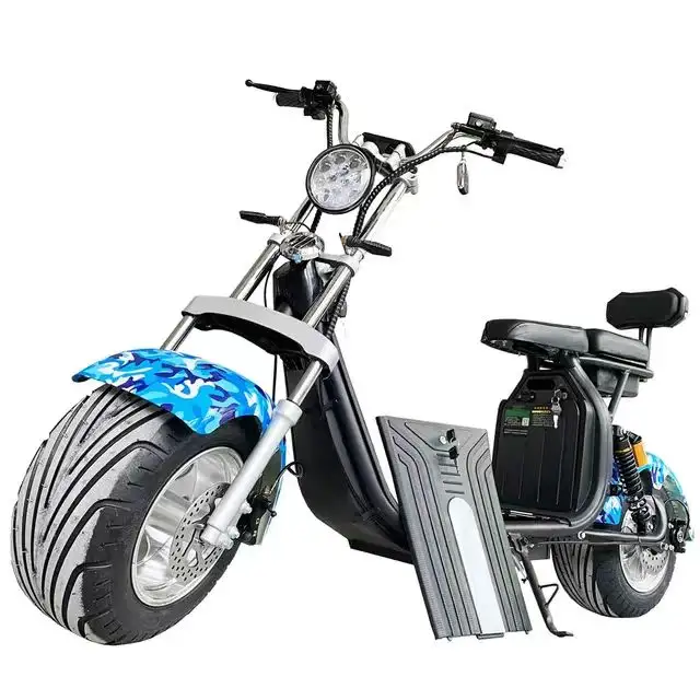 En çok satan Lotkind elektrikli kir bisiklet süper güç 3000W Citycoco elektrikli Scooter ağır elektrikli motosiklet