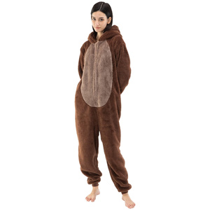 Vendita calda pigiami animali in flanella da <span class=keywords><strong>donna</strong></span> con stampa orso pigiami in <span class=keywords><strong>peluche</strong></span> con un ordine minimo di 3 pezzi - Product Image 6