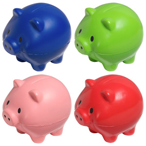 PU <b>Foam</b> Pig Toy Animal Shape Stress Relief <b>Craft</b> Gift - Product Image 2