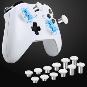 Juego de tapa de repuesto para Joystick de Gamepad para PS4/ PS5/Xbox One/Series <span class=keywords><strong>S</strong></span>/X/Switch <span class=keywords><strong>Pro</strong></span>, accesorios de reparación de cabeza de hongo, tapa de palanca de mando - Product Image 4
