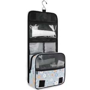 Factory Price Customs logo Foldable Waterproof Polyester Cosmetic <b>Wash</b> <b>Bag</b> <b>Women</b> <b>Hanging</b> <b>Bag</b> for Travel - Product Image 4