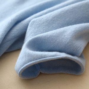 OEM Short Sleeve Shirt Yarn <strong>Plus</strong> <strong>Size</strong> Cashmere Sweaters 100 % Women Sweaters Women <strong>Tops</strong> Women's T-shirts - Product Image 5