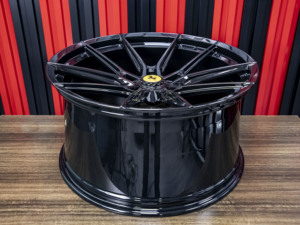 Jantes monobloc forgées au design élégant pour personnaliser les voitures de tourisme, avec centre noir brillant et multi-branches pour 296 <span class=keywords><strong>GTB</strong></span> - Product Image 5