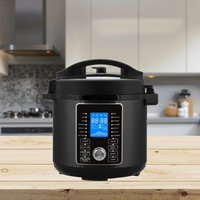 Cuisinière électrique multifonction en acier inoxydable de 6 L avec prise en charge de la langue allemande et 17 fonctions pour un usage domestique