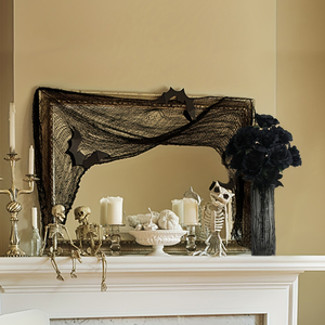 Rosas negras Flores artificiales con tallos Flores de seda sintética Ramo gótico nupcial <span class=keywords><strong>Flora</strong></span> realista para decoraciones de Halloween - Product Image 2