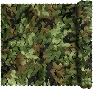 Durable Polyester Camo Netting 210D Woodland Infrared Mesh Nets For Hunting Training Net