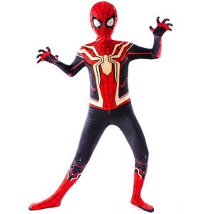 Costume de cosplay Spider-Man pour enfants, style cool, personnage d'anime, combinaison de film TV, vente chaude pour Halloween, vacances pour garçons - Product Image 5