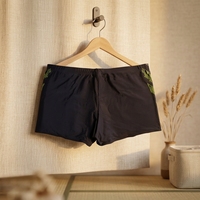 Short de bain d'entraînement pour hommes en gros, taille élastique, pour compétition sportive, imprimé sur le devant, personnalisable