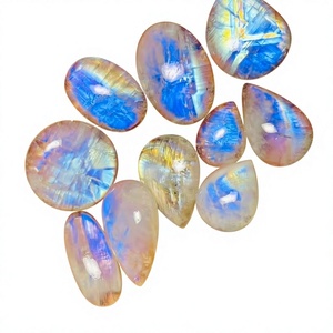 Natural White <b>Rainbow</b> Moonstone Rondelle Micro Faceted Crystal Beads All Size Mix Shape Loose Gemstones for Jewellery Pendant - Product Image 1
