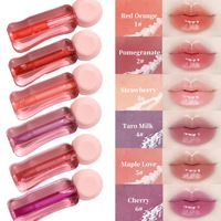 Teinte à lèvres coréenne très populaire, effet fruité, marque privée, huile à lèvres naturelle rose, gloss à lèvres changeant de couleur, waterproof