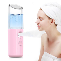 Mini Draagbare Reizen Outdoor Huidverzorging Nano Handige Beauty Facial Stoomboot Cool Mist Alcohol Gezicht Spuit//