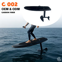 Planche de surf électrique hydrofoil 8KW 45KMH en carbone, Efoil motorisé, Russie, équipement de sports nautiques extrêmes pour l'aventure aquatique