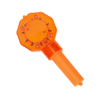 Bâton de signalisation LED portable, clignotant, pour signalisation Stop/Slow, lumière d'avertissement de sécurité rechargeable pour travaux routiers, autoroute