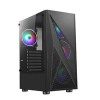 Hot Selling Cheap PC Case R12 White Metal Mesh Gaming Cabinet Case Atx ITX Motherboard Middle Tower Pc Computer Case