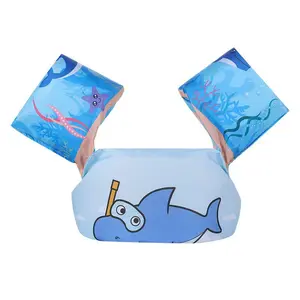 Custom Water Park Float Kids Swim Vest Swimming Cartoon Sleeves Arm Ring Children Safety Life Vest