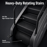 Appareil de fitness cardio pour la gym : Simulateur d'escalade, Stepper, Appareil de course, Stair Master