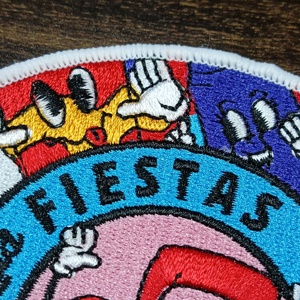 Designer Large Iron-On Cloth <strong>Patches</strong> With Custom Logo Brand Embroidery Custom Badges For Clothing - Product Image 5