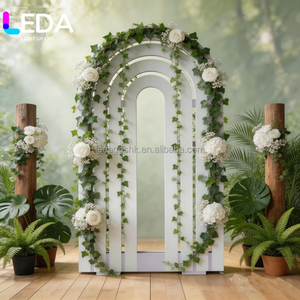 Decoraciones Elegantes con Globos LEDA, Fondo para Boda, Ceremonia, Fotomatón, Arco - Product Image 1