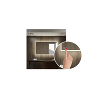 Interrupteurs électriques à capteur tactile 12V/24VDC pour miroirs, interrupteur tactile à capteur capacitif, interrupteur d'éclairage pour miroir de salle de bain IP44