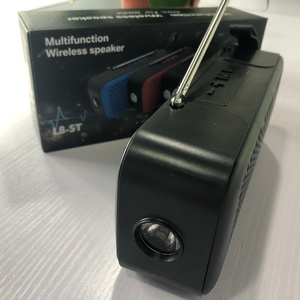 Solar Wireless Speaker Supports Flashlight USB TF MP3 FM Radio Player Rechargeable Wireless FM Radio with <b>Flash</b> - Product Image 4