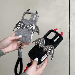 <span class=keywords><strong>Cover</strong></span> Protettiva Antiurto Completa con Corna di Diavolo in Peluche e Corda per <span class=keywords><strong>Apple</strong></span> 17promax 16pro 15 <span class=keywords><strong>14</strong></span> - Product Image 6