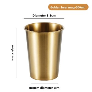 8oz 12oz 16oz Tasses à vin en acier inoxydable 304 sans BPA, saines et incassables avec logo <span class=keywords><strong>personnalisé</strong></span> - Product Image 3