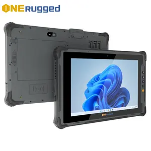 10 inch Rugged Industrial Tablet with Win 11 OS, Fingerprint , IP65 , 128GB Memory, Optional NFC, 3G/4G, and WiFi Connectivity