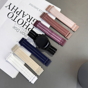 Correa Deportiva de Nailon Forwelleny de 22 mm, Correa de Muñeca Transpirable para <span class=keywords><strong>HUAWEI</strong></span> WATCH <span class=keywords><strong>GT</strong></span> <span class=keywords><strong>Runner</strong></span> <span class=keywords><strong>2</strong></span>, Accesorios para Reloj - Product Image 5