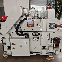 Raboteuse à pression double face robuste à alimentation automatique, raboteuse de précision 2 faces pour le travail du bois