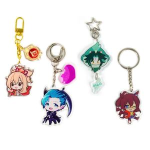 Breloques Pixiv créatives en époxy transparent, porte-clés personnalisé imprimé, porte-clés en acrylique anime, figurine pour loisirs créatifs DIY - Product Image 3