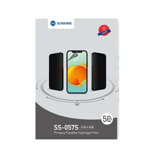 SUNSHINE SS- 057S Anti-peep Frosted Flexible Hydrogel Film 120*180mm Mobile Phone TPU Screen Protector Anti-Peeping Film