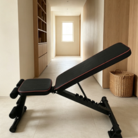 Banc de musculation à verrouillage rapide, banc d'exercice réglable pour la musculation à domicile