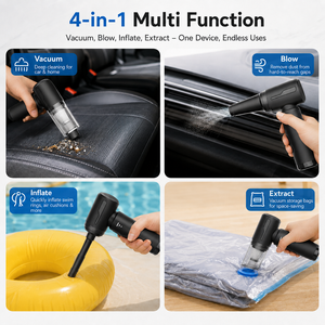 OEM ODM 20KPa Brushless Cordless Handheld <b>Vacuum</b> Cleaner 100W 3-Speed Rechargeable Air Duster Blower for Factory Industrial Use - Product Image 3