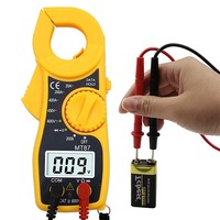 Multimeter Digital Merah MT87, Clamp Meter Arus, Penjepit Arus AC DC, Penguji Tegangan