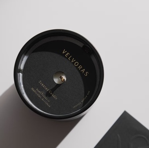 Envase de Papel para Velas con Impresión Personalizada y Lámina Dorada de Lujo, Tubo Cilíndrico Ecológico de Kraft para Aromaterapia y Empaque de Cera de Arena - Product Image 5