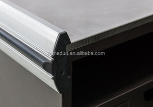 आधुनिक स्टील और लकड़ी खुदरा चेकआउट काउंटर सुपरमार्केट के लिए उपयुक्त हैं - Product Image 3