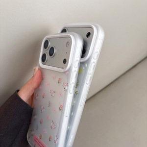 เคสโทรศัพท์มือถือลายดอกไม้พิมพ์ UV แฟชั่น แบบด้าน โปร่งแสง สำหรับ iPhone 17 pro max 16 12 11 XS XR ฝาหลังนิ่มแบบด้าน - Product Image 4