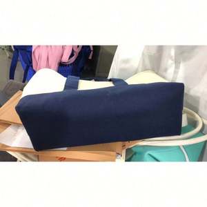 Custom Printed Logo Reusable Canvas Cotton Bag for Girls Ladies Shopper - Product Image 5