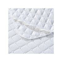 Usine personnalisé motif gratuit matelassé Patchwork coton blanc Queen Size ensemble de couvre-lit