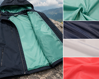 Tissu en gros 170T 180T 190T 100% Polyester taffetas tissu doublure enduit de PA PU PVC imperméable taffetas matériel