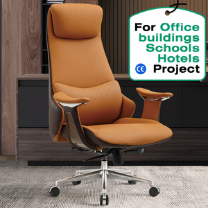 <span class=keywords><strong>Sedia</strong></span> da Ufficio Ergonomica Moderna con Schienale Alto, Base in Alluminio, Vera Pelle, Altezza Regolabile, Comoda <span class=keywords><strong>Sedia</strong></span> da Computer - Product Image 1