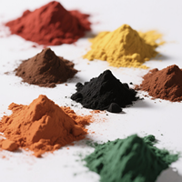 Briques couleurs colorant poudre d'oxyde de fer rouge