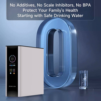 Système de filtration d'eau par osmose inverse 800 GPD, purificateur sans réservoir à haut débit sous évier avec affichage TDS intelligent pour usage domestique et extérieur