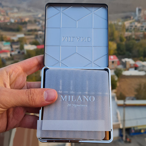 Hộp đựng thuốc lá hình chữ nhật bằng kim loại, giá gốc, bán chạy, bao bì thuốc lá/xì gà, hộp thiếc quà tặng có nắp bản lề - Product Image 5