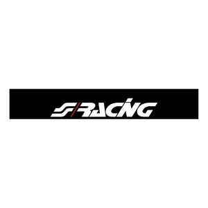 Fascia Parasole Nera Simoni Racing 150x24 cm - Product Image 1