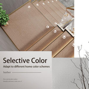 Tapetes Personalizados para Escaleras L7, Rectangulares, Antideslizantes, para Interiores, con Diseño de Huella de Perro, Fácil Instalación - Product Image 4