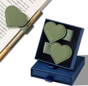 Marcapáginas de Cuero Personalizado con Grabado Láser, Regalo de Aniversario, Regalo de Bienvenida Escolar, Llavero Impreso con Cierre Magnético - Product Image 4