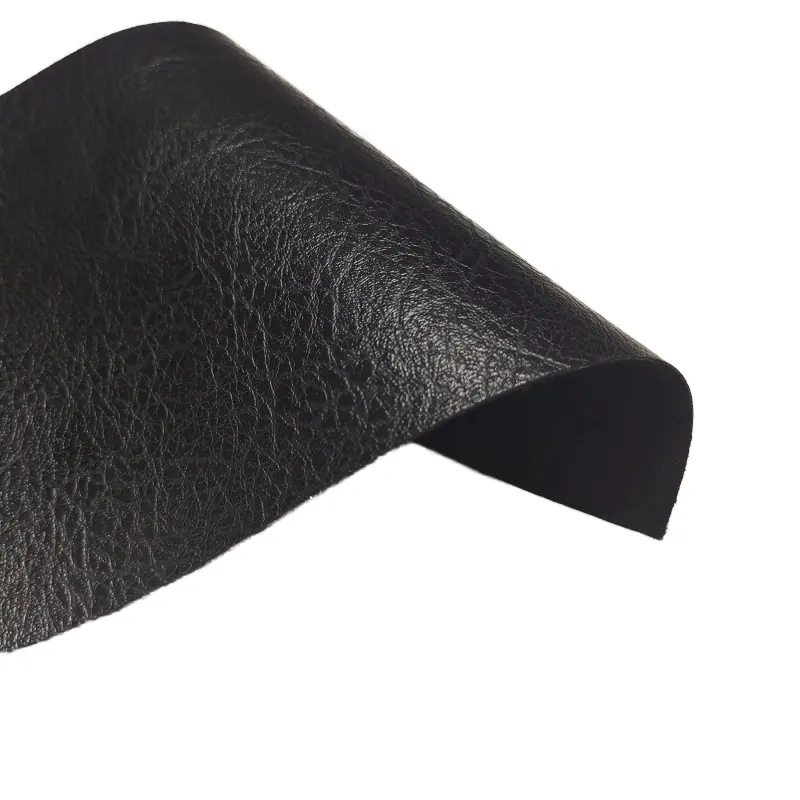 Coprisedile auto in pelle sintetica nera Ultra-sottile in fibra di poliuretano estensibile per divano borsa da esterno